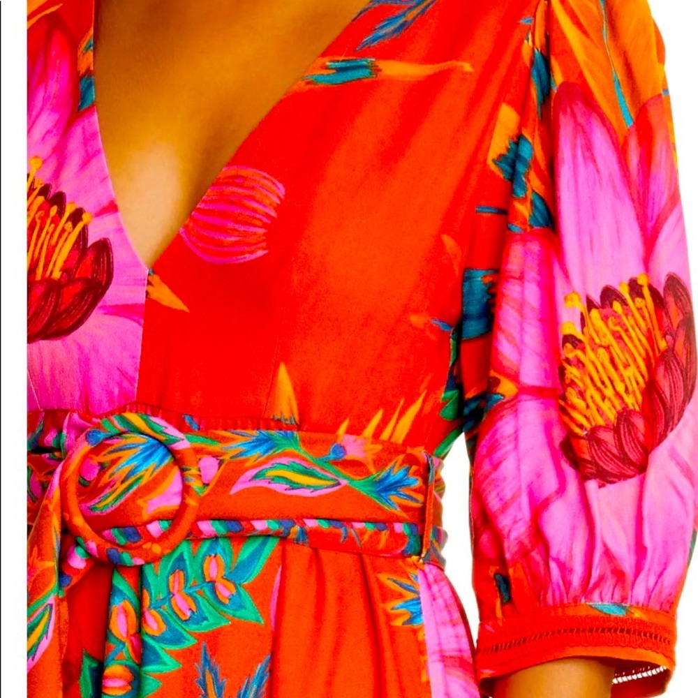 Farm Rio Flowers Maxi Dress